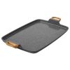 rairie Signature Cast Aluminum Double Griddle, Charcoal Speckle - Charcoal Speckle