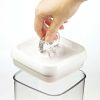 Canister Pack of 4 - Flip-Tite 11.5 Cup Rectangular Food Storage Container Set - Clear