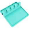 1pc Silicone Utensil Rest With Drip Pad For Multiple Utensils; Heat-Resistant; BPA-Free Spoon Rest & Spoon Holder For Stove Top - Purple